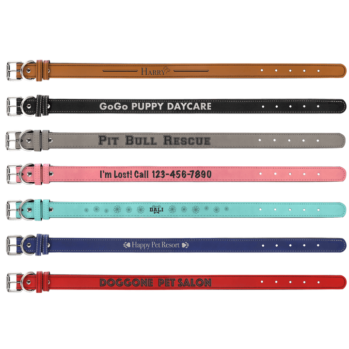 Custom Leatherette Pet Collar