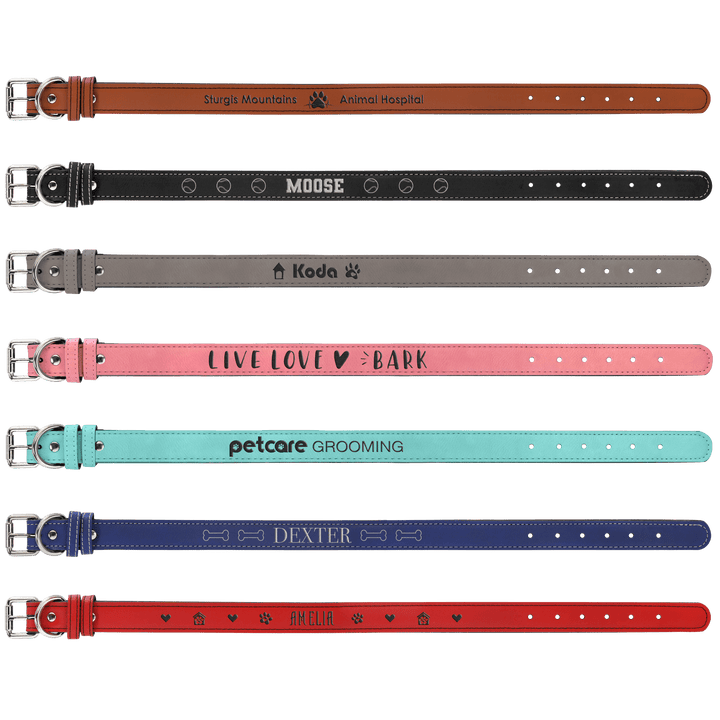 Custom Leatherette Pet Collar