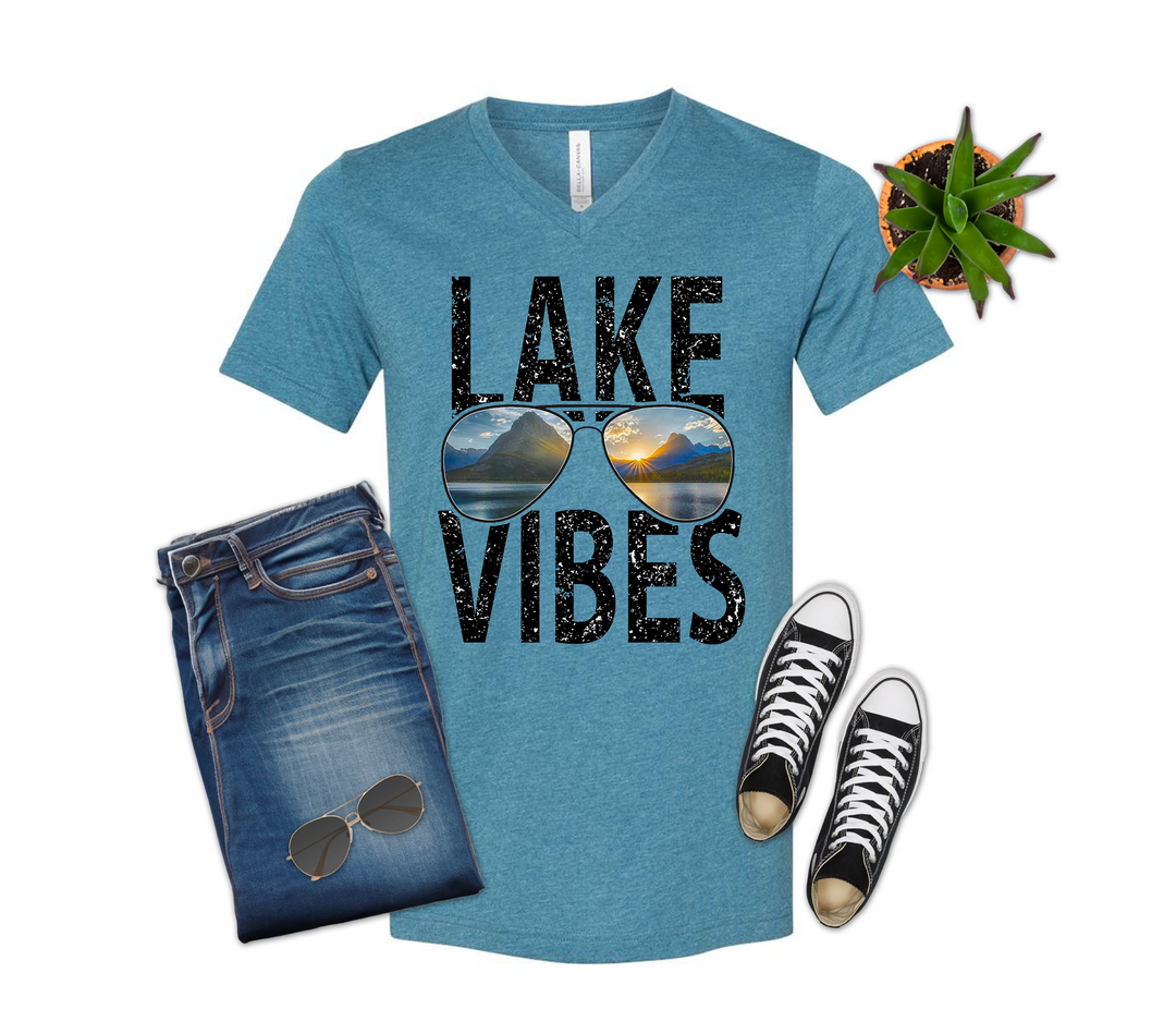Lake Vibes Sunglasses Mountains Shirt