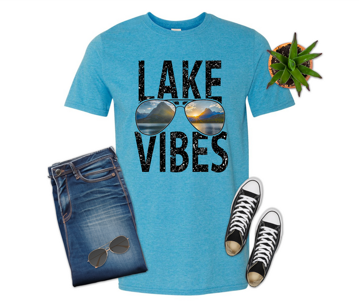 Lake Vibes Sunglasses Mountains Shirt