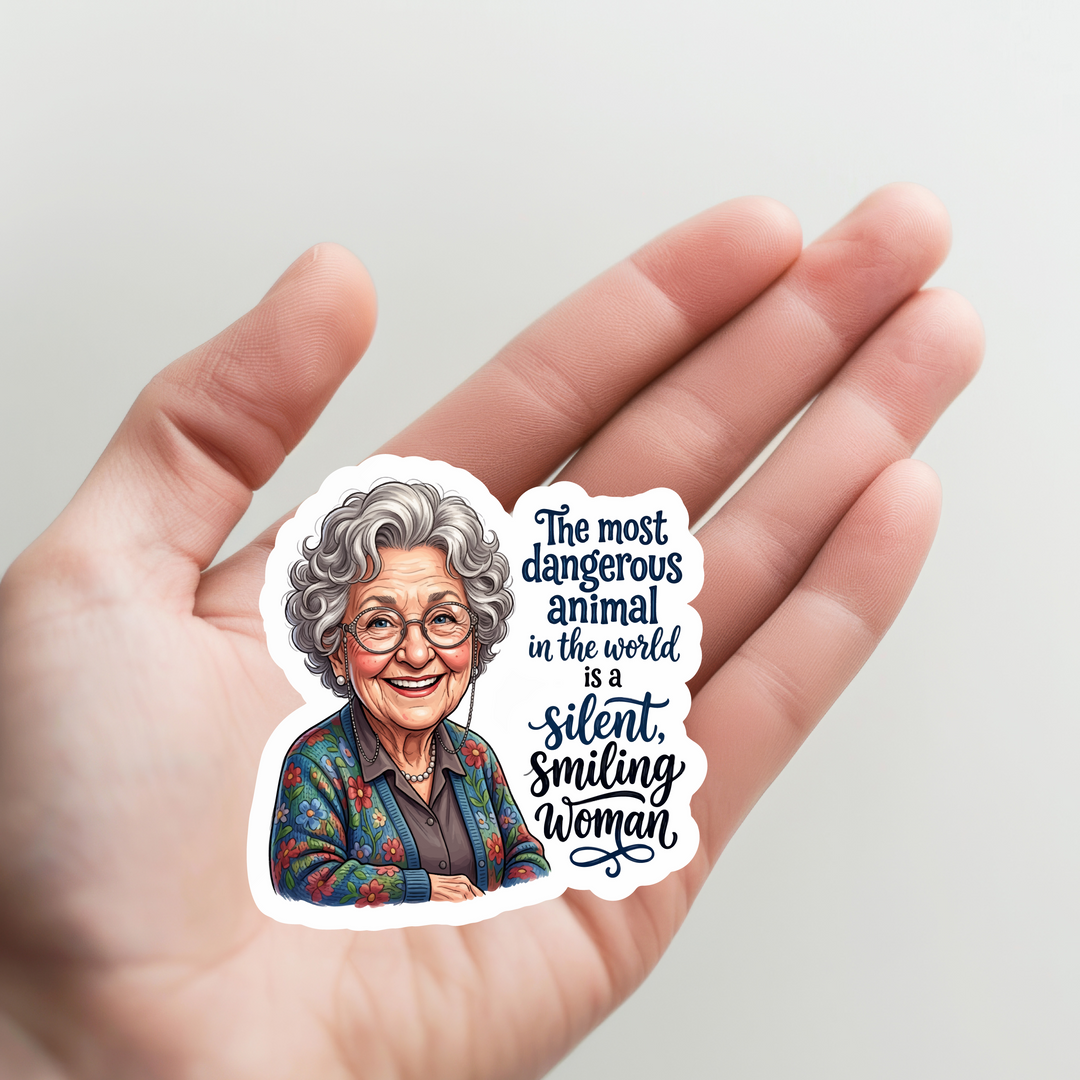 Most Dangerous Animal in the World Sticker