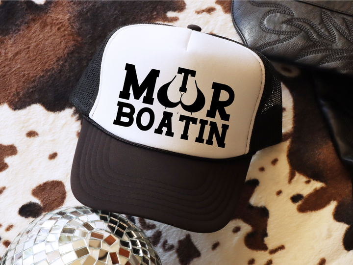 Motor Boatin' Trucker Hat