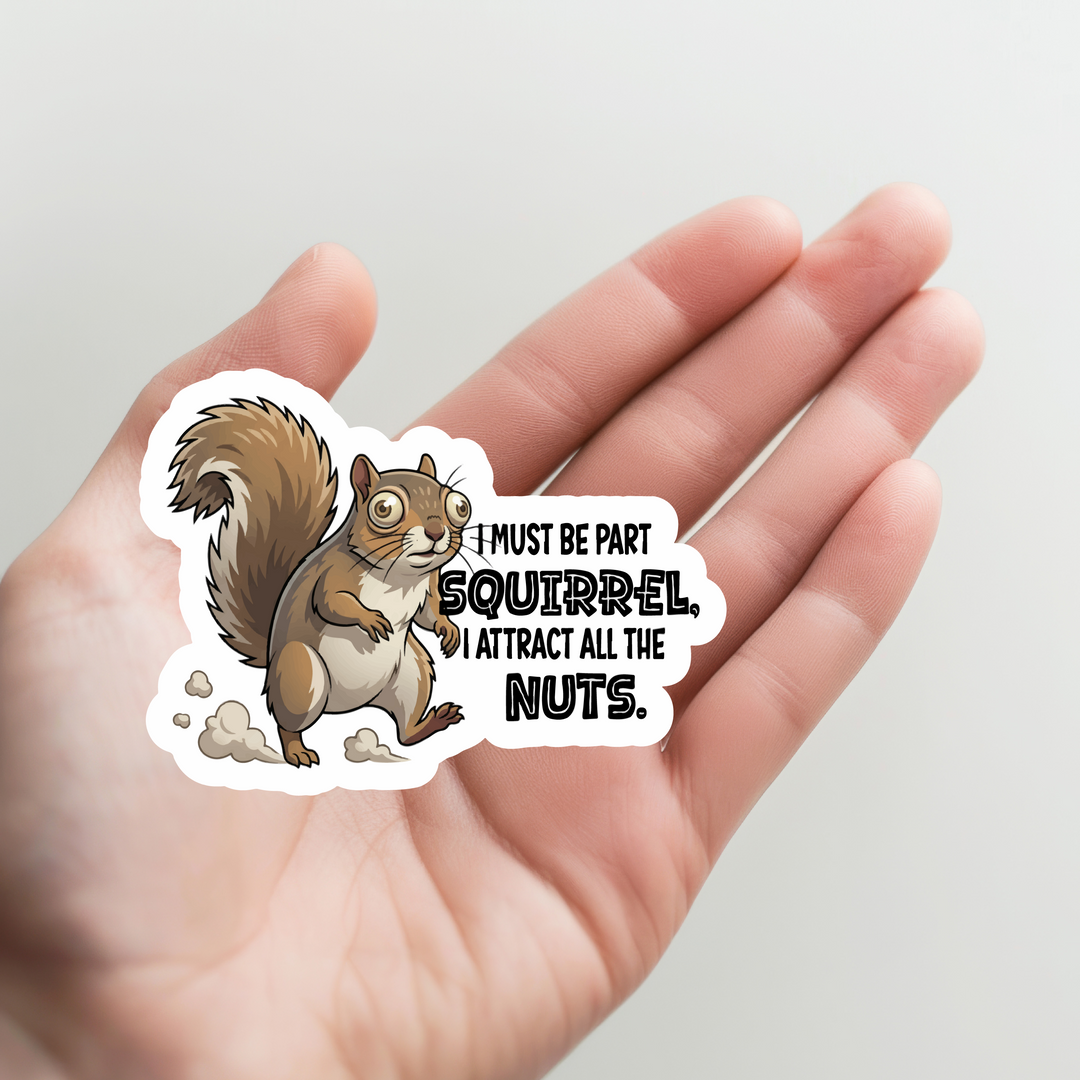 Part Squirrel Sticker