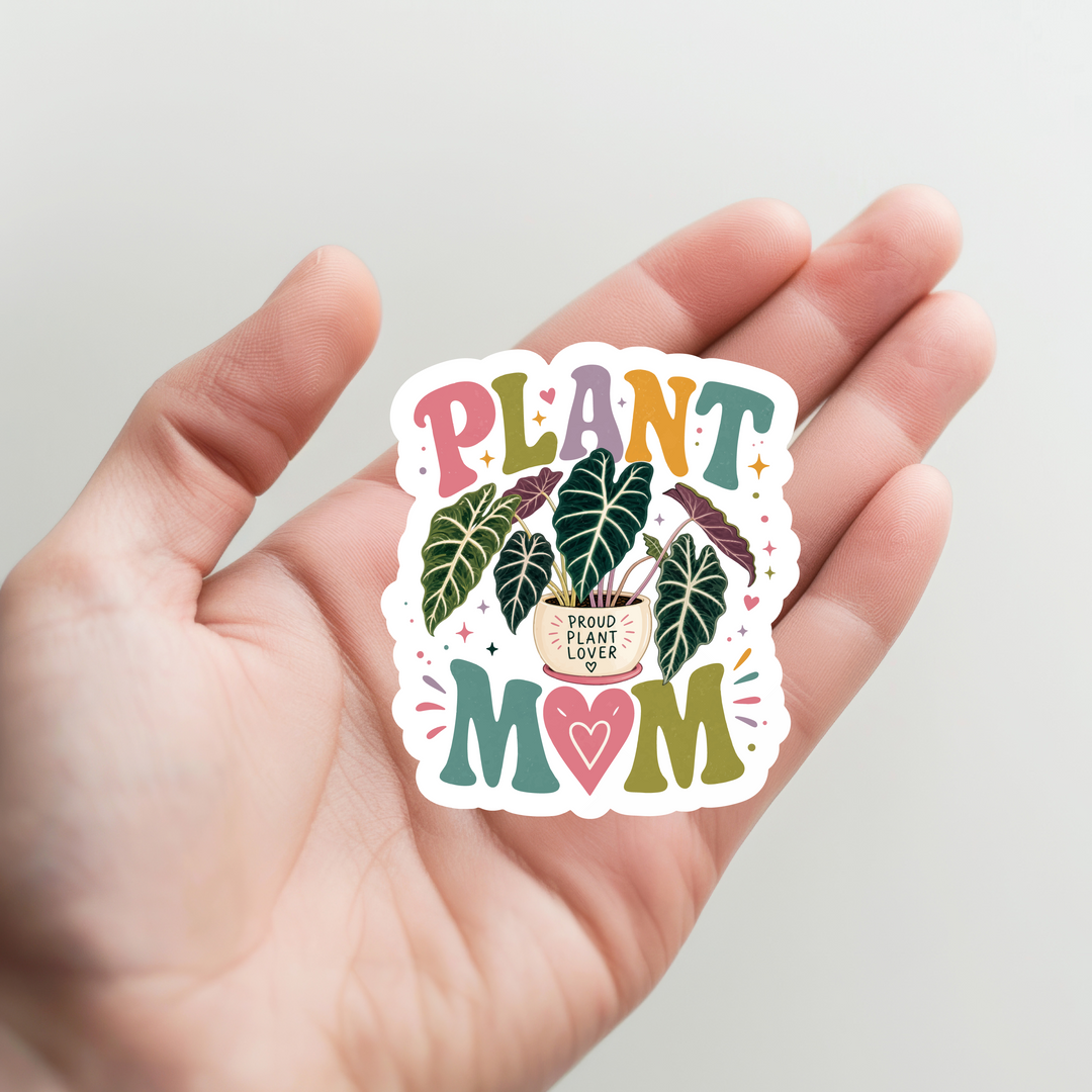 Plant Mom Sticker