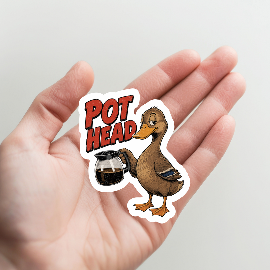 Pot Head Sticker