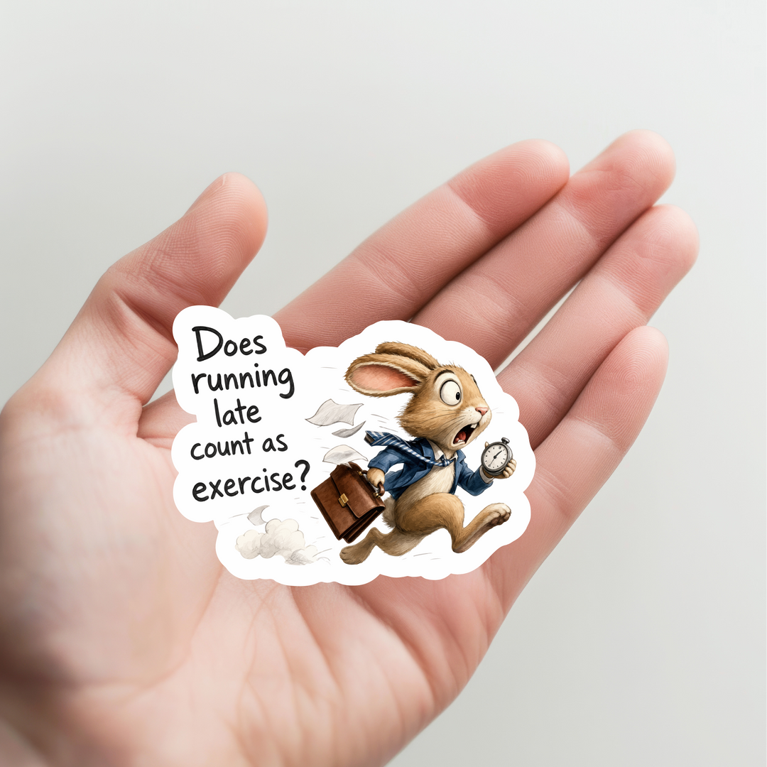Running Late Count as Exercise Sticker