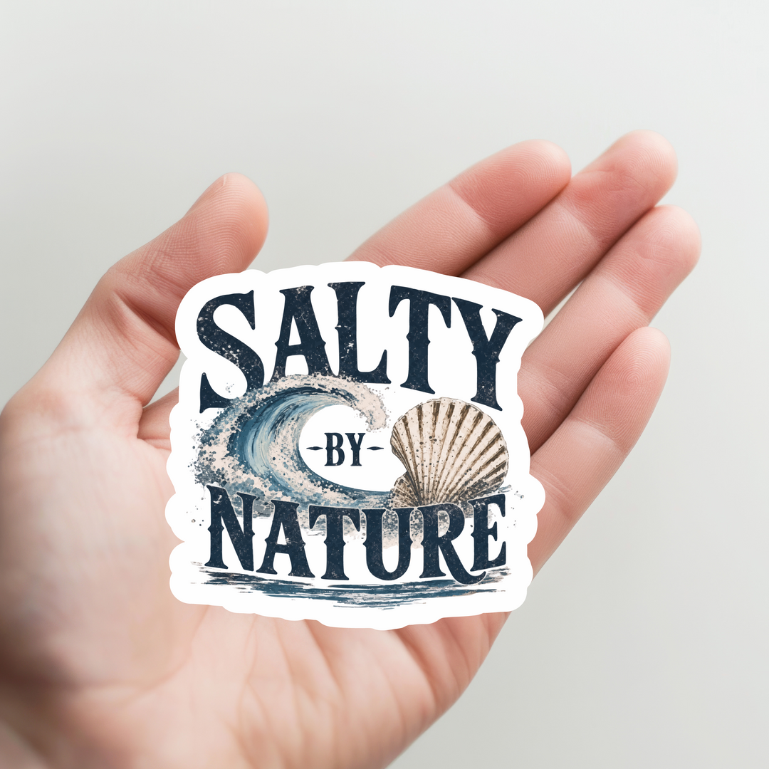 Salty by Nature Sticker