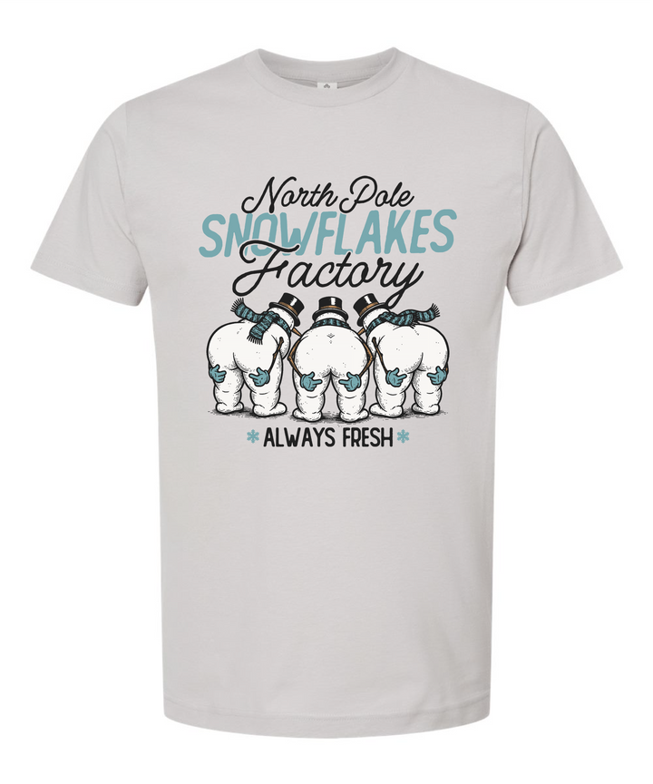 Snowflake Factory Snowmen, Christmas Shirt