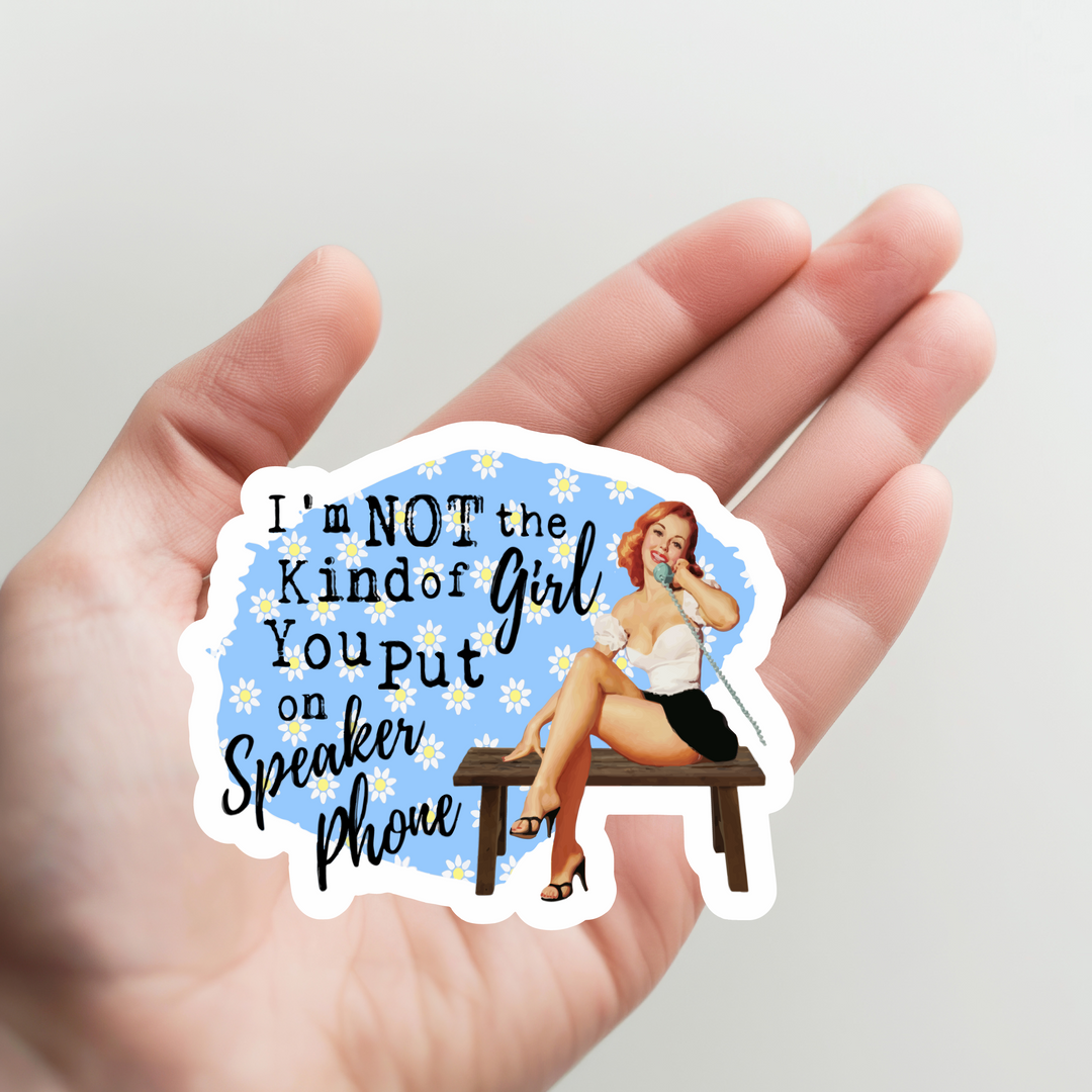 Speaker Phone Sticker