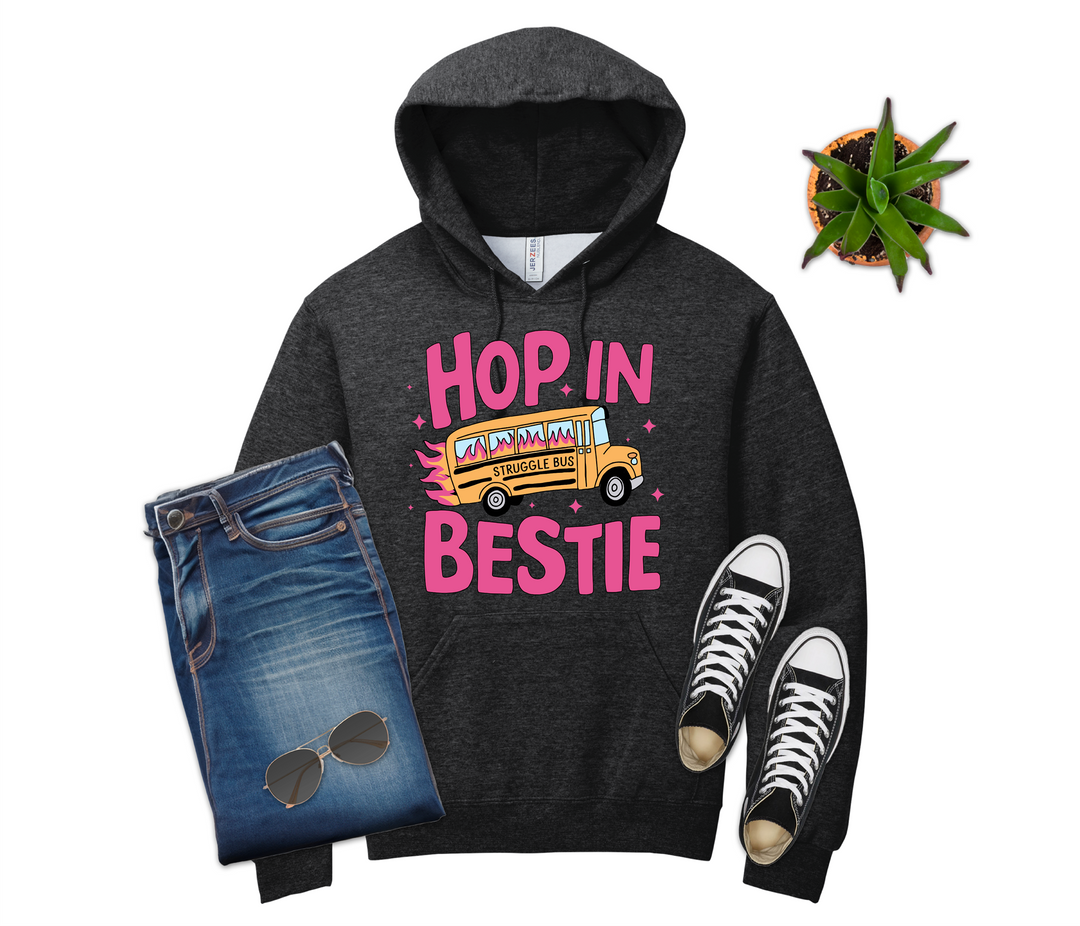 Hop In Bestie Struggle Bus Shirt