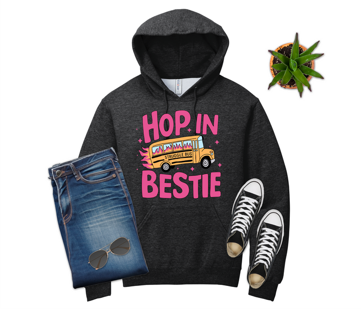 Hop In Bestie Struggle Bus Shirt
