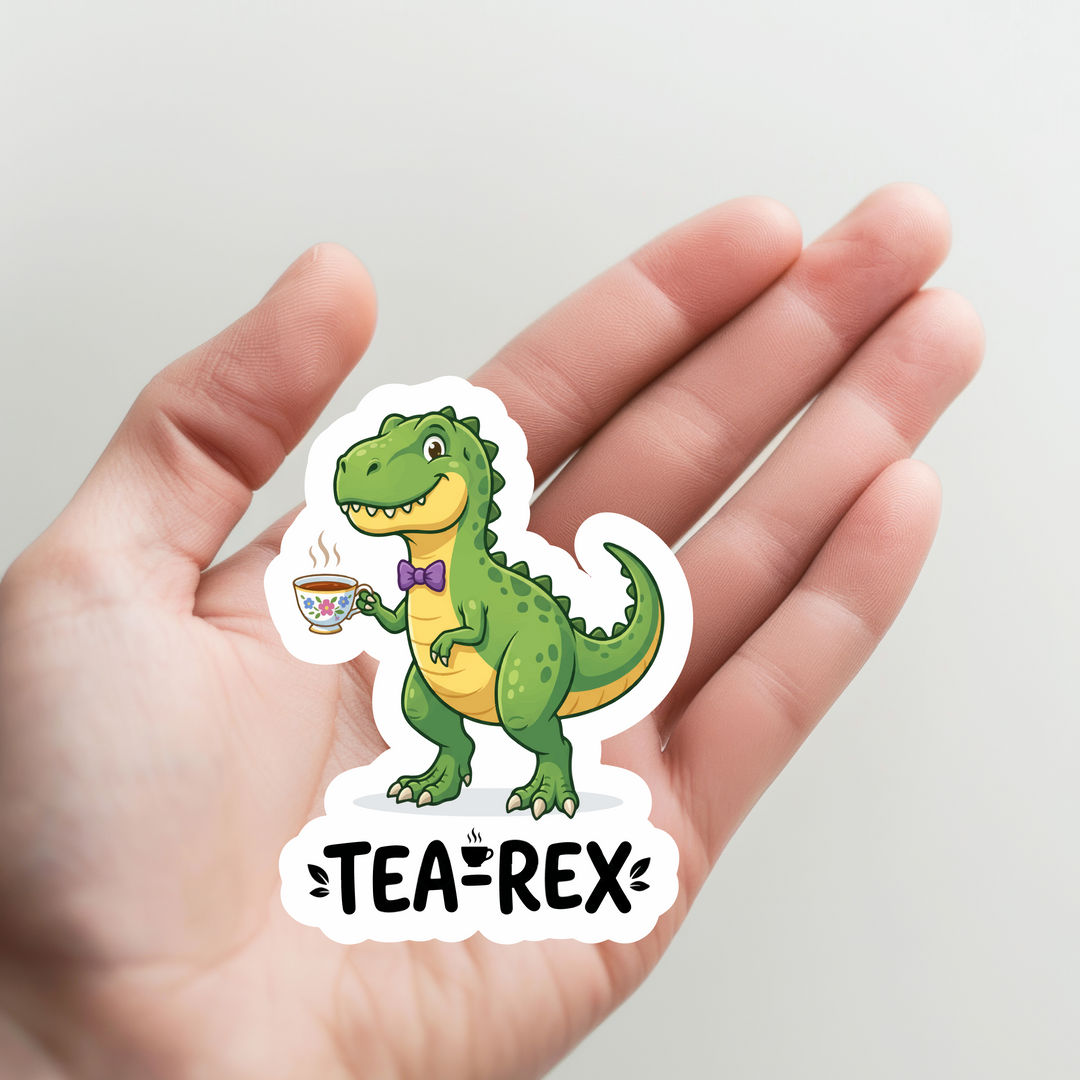 Tea-Rex Sticker