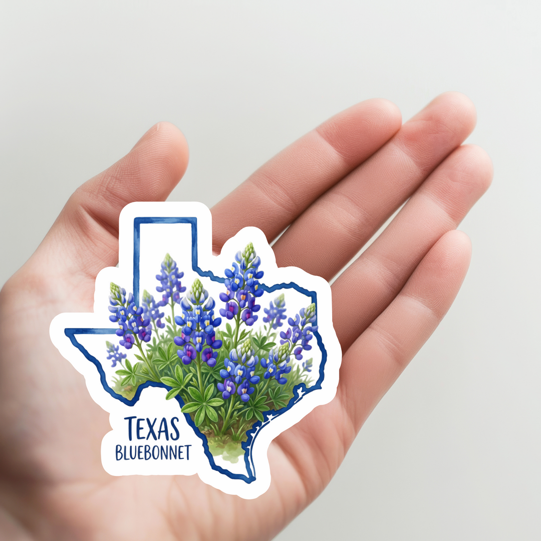 Texas Bluebonnet Sticker