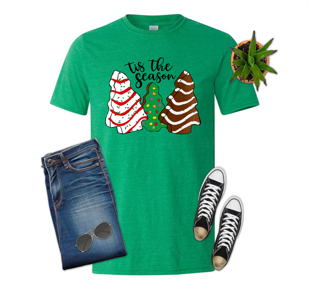 Tis the Season Christmas Tree Snack Shirt