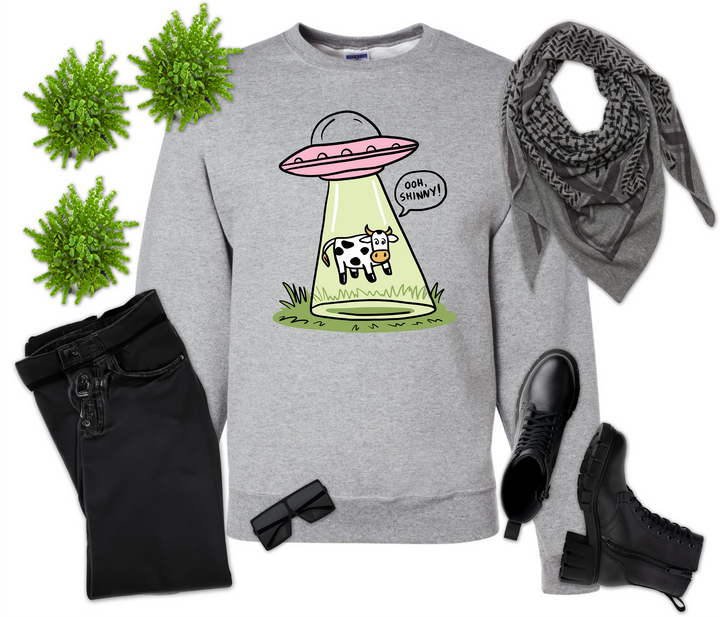 UFO OOH Shinny Cow Shirt