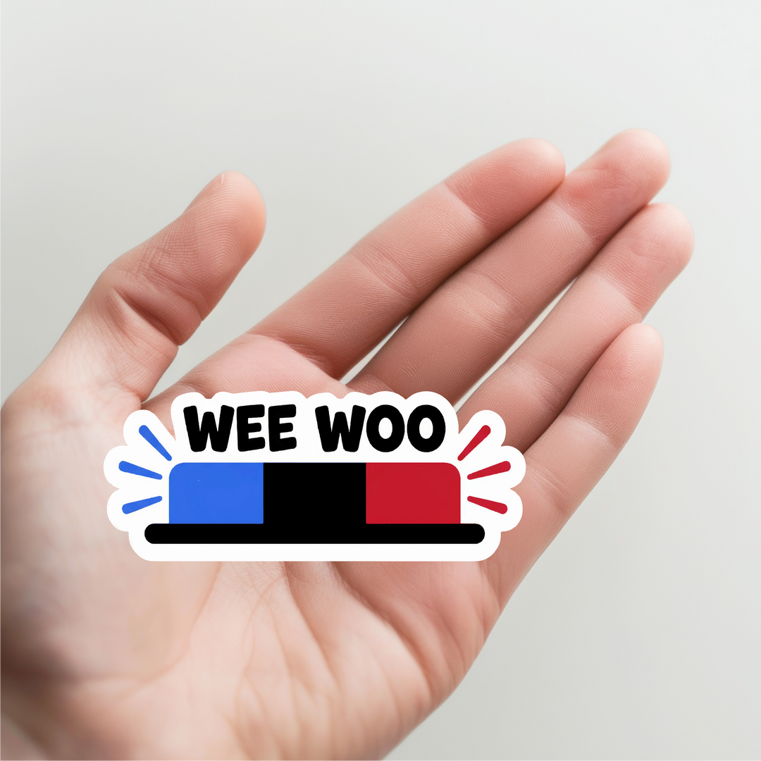 Wee Woo Lights Sticker