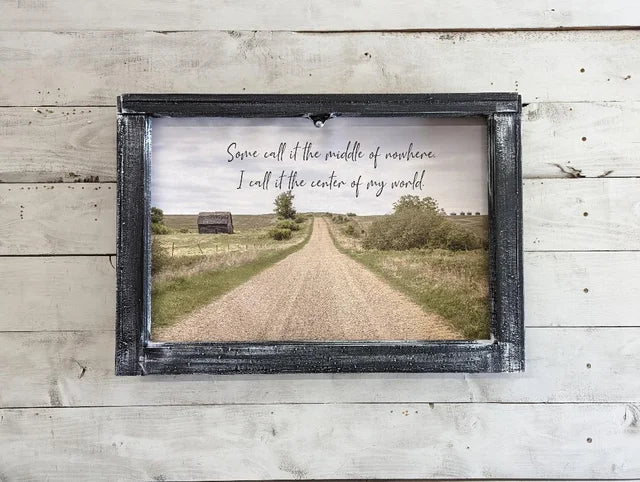 Middle of Nowhere Canvas Print