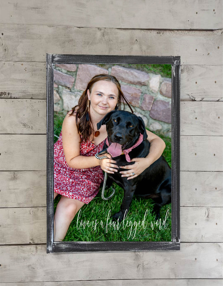 Custom Photo Canvas Print Framed