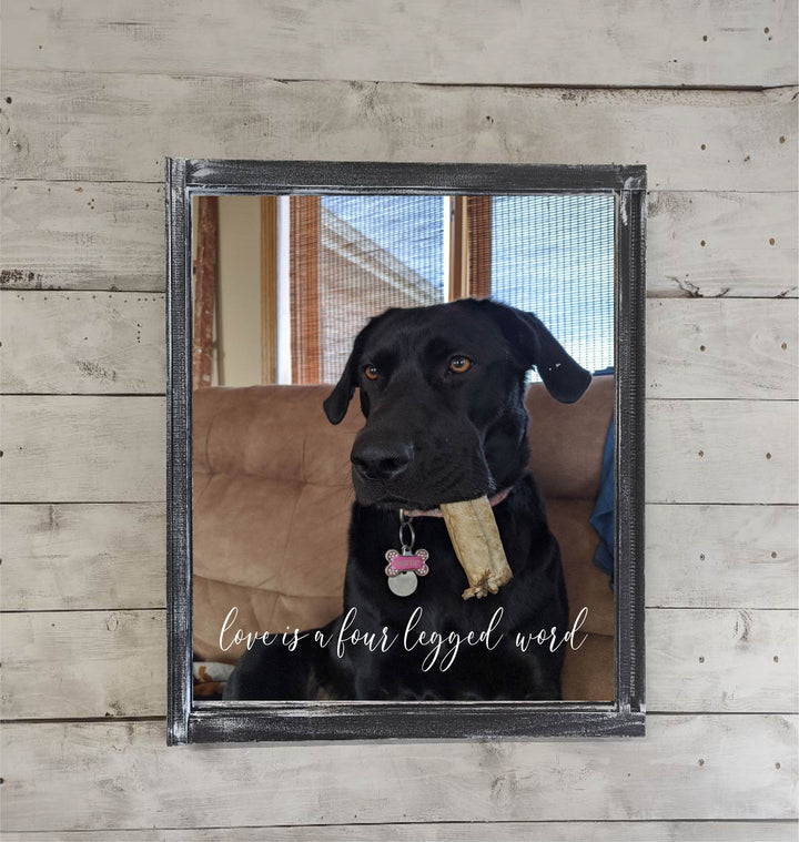 Custom Photo Canvas Print Framed