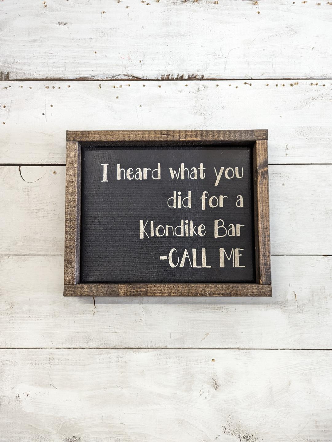 Klondike Bar (8x10) Canvas
