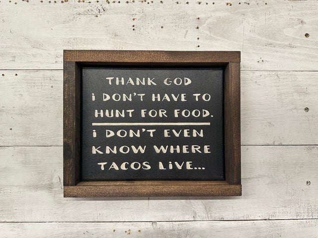Tacos Live (8x10) Canvas