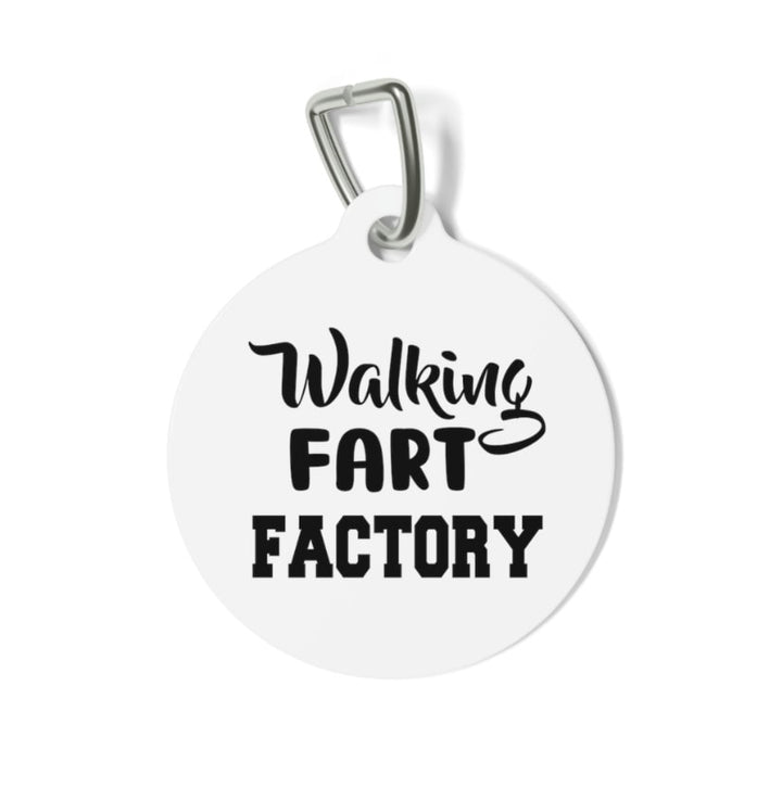 Walking Fart Factory Pet Tag