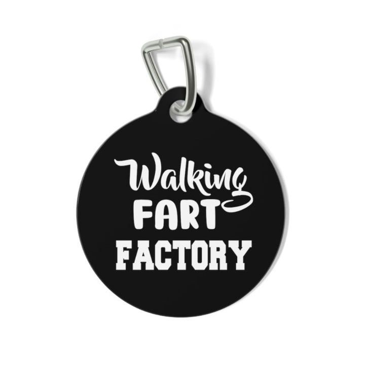 Walking Fart Factory Pet Tag