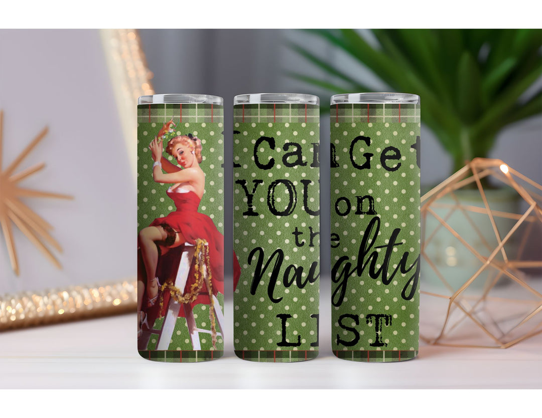 Can Get You On the Naughty List 20 oz. Skinny Drink Tumbler