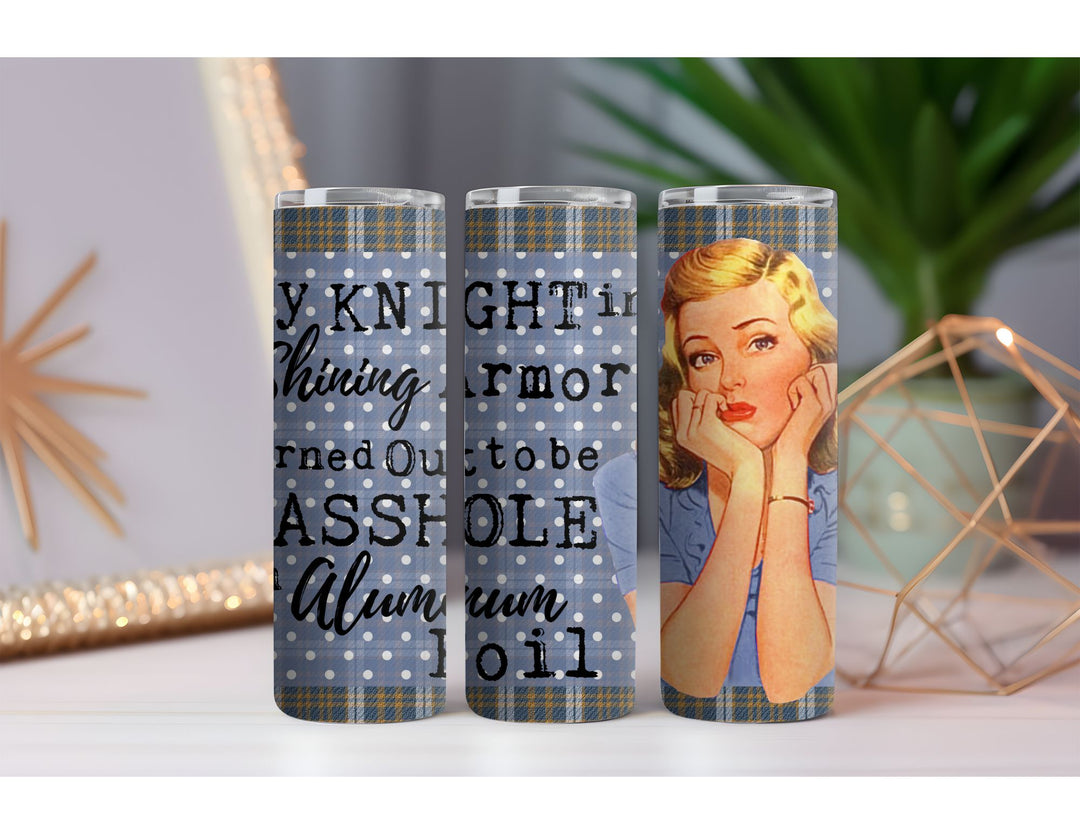 Knight in Shining Armor 20 oz. Skinny Drink Tumbler