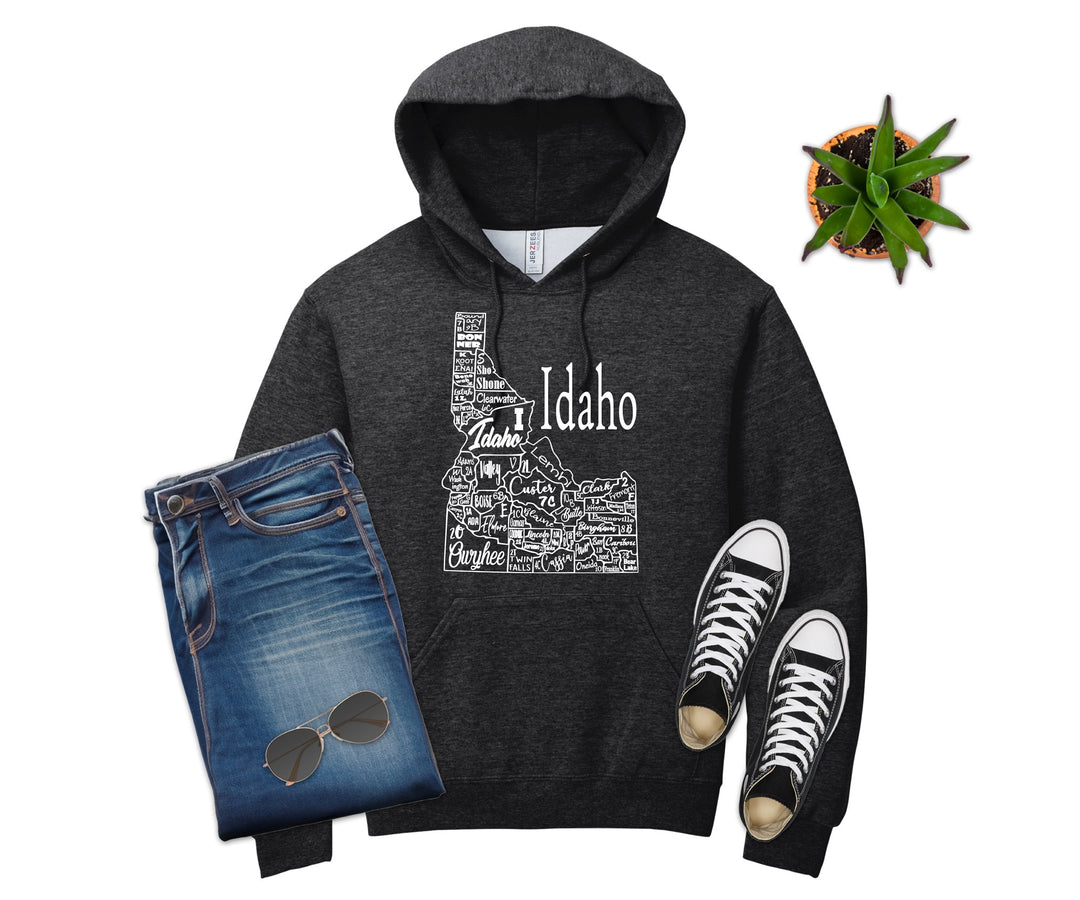 Idaho License Plate County Map Shirt