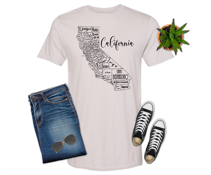 California County Map Shirt