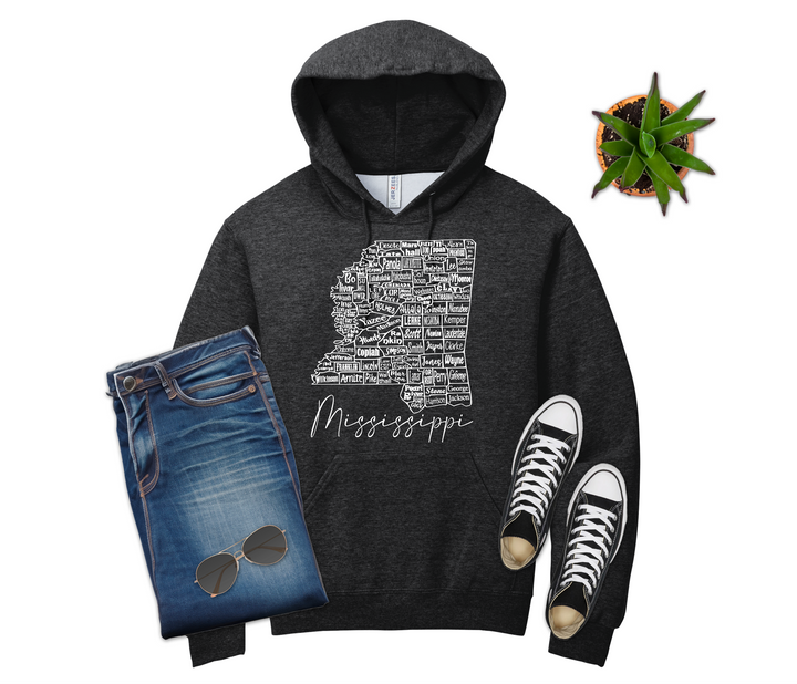 Mississippi County Map Shirt