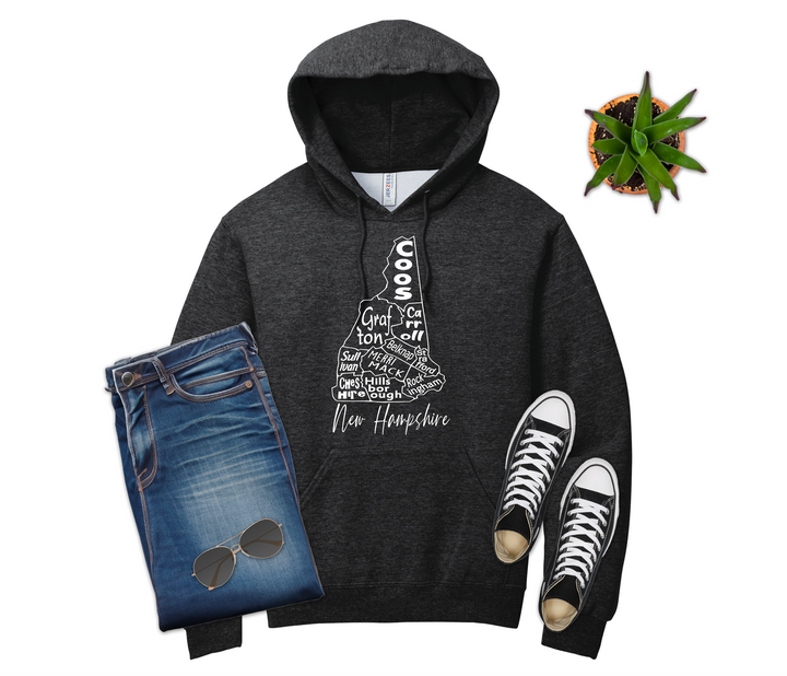 New Hampshire County Map Shirt