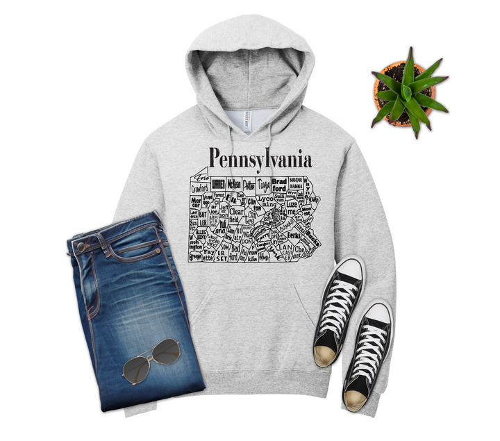 Pennsylvania County Map Shirt