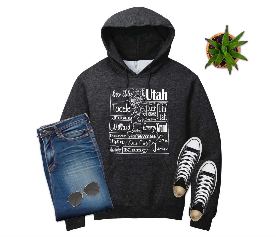 Utah County Map Shirt
