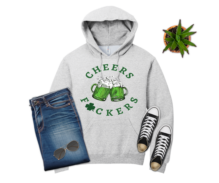 Cheers Fuckers Beer Mug St Patrick's Day Shirt