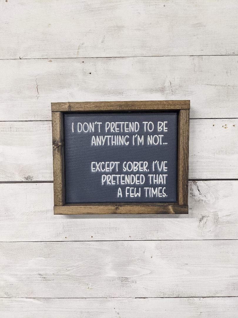 Don't Pretend (8x10) Canvas
